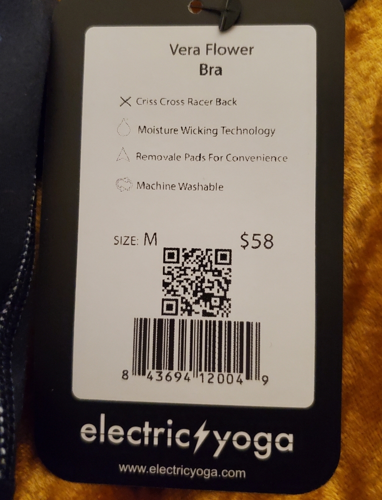 New Electric Yoga Top/Bra - Picture 13 of 13
